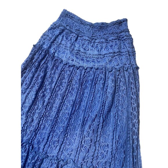 Solitaire Boho Blue Skirt Size S - Picture 5 of 7